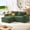 Green, variant on Convertible Sleeper Sofa Bed,  Asofer Pull Out Loveseat Couch with Storage Pocket for Apartment, Living Room, Dark Gray