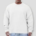 thumbnail image 5 of Felirenzacia Men's Long Sleeve Sweatshirts, Casual Lightweight Solid Color Hoodie Fall Winter Basic Shirt, 5 of 6