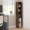 Brown, variant on Furinno FULDA 5-Tier 8-In Width Narrow Bookcase 9.3 x 7.9 x 51.9 Blackwood