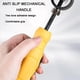 thumbnail image 4 of Herramienta de acero para estampar letras y números | Kit resistente para perforar y marcar metales con mango amarillo brillante | Alicates de sujeción de 7,28 pulgadas para talleres y proyectos de, 4 of 6