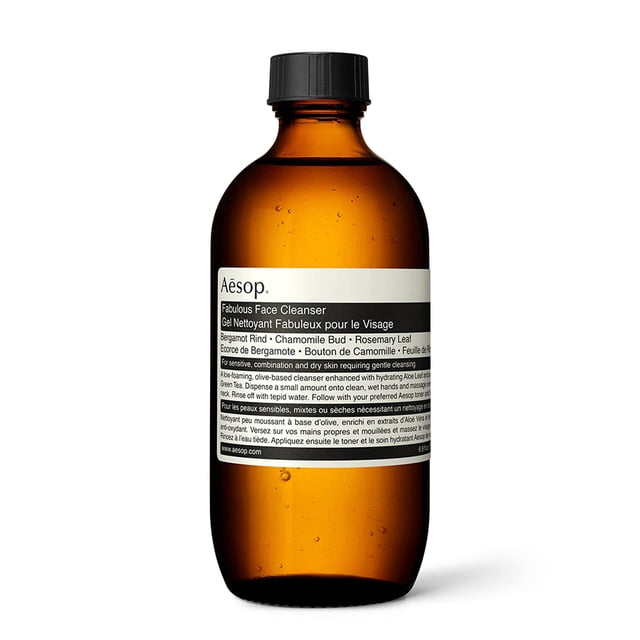 Limpiador facial Aesop Fabulous 200 ml sin parabenos sin crueldad