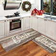 thumbnail image 2 of Clearance! Yiteos Polyester Carpet, Kitchen Carpet (2 Pieces) S Kitchen Carpet Washable Cushion Comfortable Kitchen Carpet Set, 2Pcs Carpet, 2 of 4