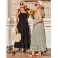 thumbnail image 5 of Vestido de verano Zeagoo Black Maxi Flowy con bolsillos para mujer, 5 of 5