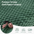 thumbnail image 6 of Ktaxon Corduroy Chaise Lounge Sleeper Chair, Oversized Sleeper Chair Bed, Boneless No Assembly Indoor Lounge for Living Room Bedroom Green, 6 of 14