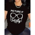thumbnail image 6 of 【New Arrival】Picture It Sicily 1922 Eyeglass Graphic T-Shirt, Cotton Crew Neck Short Sleeve Tee, Golden Girls Tv Show Fan Casual Wear Classic Sitcom Lover Gift, 6 of 10