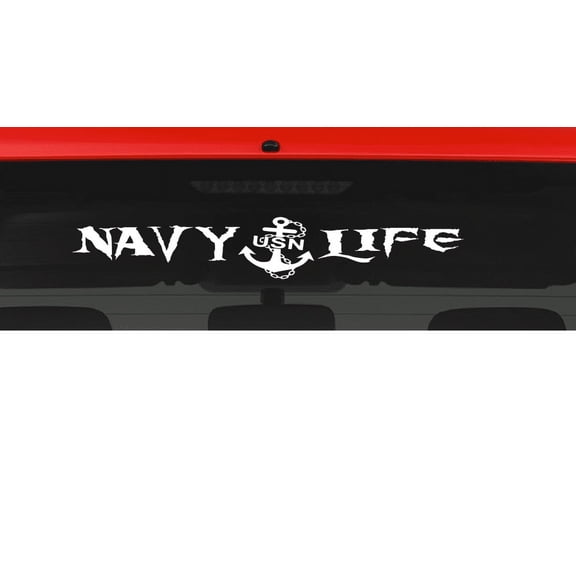 Navy Life (L9) Vinyl Decal Sticker Car/Truck Laptop/Netbook Window