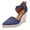 Blue, variant on Casual Sandals Women Sandals Pointed Toe Espadrilles Fisherman Shoes Women's Wedges New Summer 2024 Flax Straw Woven with A High Heel Shoes Pumps Women Shoes Size 41 Blue