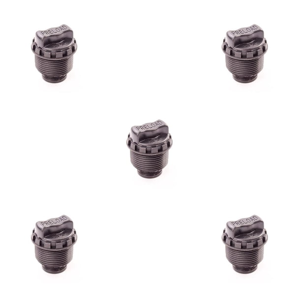 Reparación de horquilla delantera Greeniant tapa de bloqueo ajuste de perilla de ajuste de precarga de bicicleta 25.4 MM 5piezas