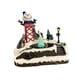 thumbnail image 2 of Casa de Navidad iluminada con LED, decoraciones de escena, casa de nieve de resina, figura de construcción coleccionable para casa de Sunnimix Figurilla de pueblo nevado, 2 of 8