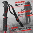 thumbnail image 5 of Senderismo Caminar Bastones de trekking - Paquete de 2 con resistencia a los golpes y JM JM, 5 of 5