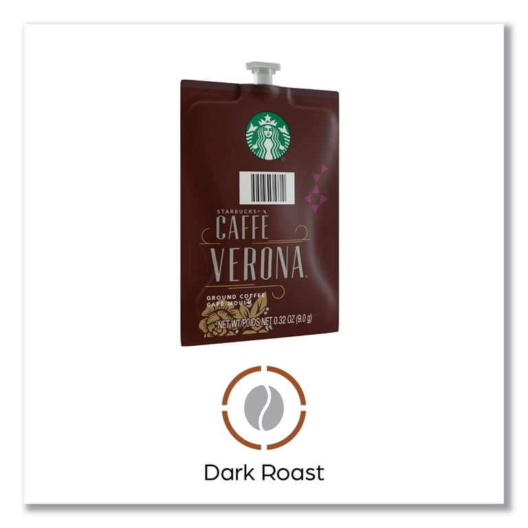 Starbucks Caffe Verona Coffee Freshpack, Caffe Verona, 0.32 oz Pouch, 76/Carton Starbucks Caffe Verona Coffee Freshpack, Caffe Verona, 0.32 oz Pouch, 76/Carton