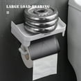 thumbnail image 7 of Paper Towel Holder With Shelf Adhesive Paper Towel Rack Toilet Roll Paper Holder Without Drilling Bathroom Toilet Paper Holder For Kitchen Bathroom, 7 of 7