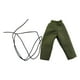 thumbnail image 4 of Pantalones de masculino 1/18, Mini pantalón largo de pierna ancha para figuras de muñecos masculinos de 3,75 pulgadas verde, 4 of 7