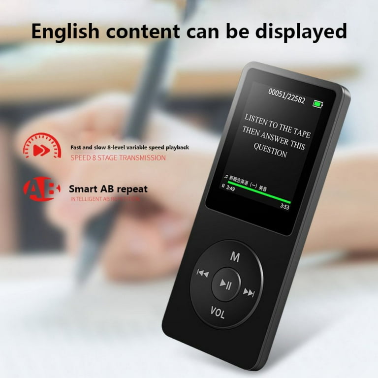 Bluetooth WIFI MP4/MP3 Lossless Music Player Radio Recorder Sport