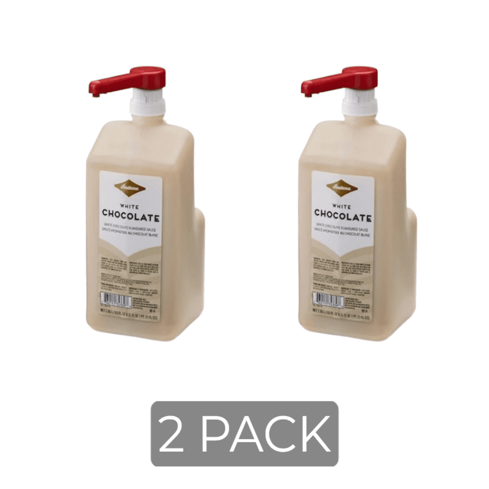 Fontana White Chocolate Mocha Sauce with Pump, 63 fl oz - 2 PACK