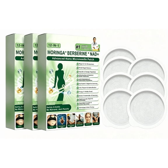 12-in-1 Advanced Body Contouring Micro-Needle Patches, Firming & Tightening, White 3 Boxes
