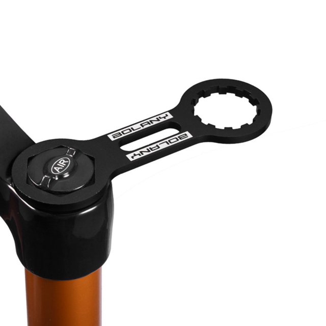 Llave De Bicicleta Llave De Bicicleta Bicicleta Bolany aleación de aluminio MTB bicicleta horquilla delantera tapa llave herramientas de reparación (negro)