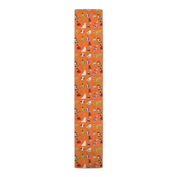 Creative Products Costume Puppy Pattern 16 x 72 Cotton Twill Table Runner