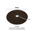 thumbnail image 5 of GroundSmart 24" Brown Rubber Mulch Tree Ring, 3 Pack, 5 of 11