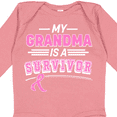 thumbnail image 4 of Inktastic My Grandma is a Survivor Breast Cancer Awareness Boys or Girls Long Sleeve Baby Bodysuit, 4 of 5
