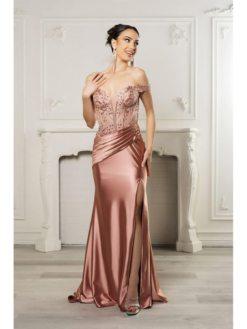 may queen formal dresses May Queen RQ8172 - Long Sheath Dress