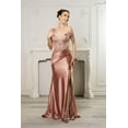 thumbnail image 3 of Women's May Queen Long Formal Dress Off The Shoulder High Slit Gown MQ2157 Silver 12, 3 of 9