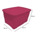 thumbnail image 4 of Caja con Tapa 72 Litros Plastic Trends Modelo Atlanta Color Rosa Lipstick, 4 of 4