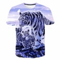 thumbnail image 1 of Camiseta de tigre, camiseta de verano con estampado de dibujos animados en 3D, ropa fresca de animales para niñas y niños, camiseta informal de calle, ropa para niños, regalo de cumpleaños 10T Gao Jinjia LED, 1 of 2