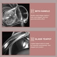 thumbnail image 4 of 1Set 1500Ml Glass Tea Kettle with Stainless Steel Base for Home, 4 of 5