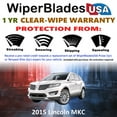 thumbnail image 2 of 2015 Lincoln MKC Beam Wiper Blades Wipers w/1yr Warranty (Set of 2), 2 of 5