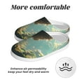 thumbnail image 6 of Lsque Majestic Ostrich In Forest Pattern Womens Comfort Cotton on Scuff With Memory Foam and Anti-skid Sole Slipper-46/47, 6 of 7