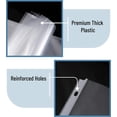 thumbnail image 4 of Mr. Pen- Sheet Protectors, 8.5 x 11 Inches, 50 Pack, Page Protectors, Clear Page Protectors for 3 Ring Binder, Clear Plastic Sleeves, Binder Sleeves, Plastic Sheet Protectors, Sheet Protector., 4 of 8