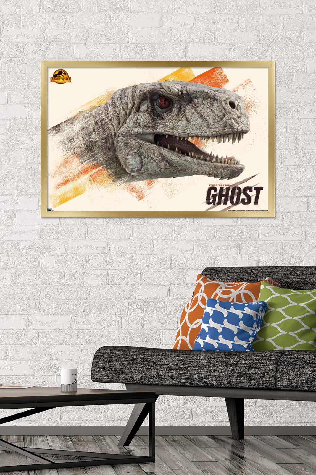 Jurassic World: Dominion - Ghost Wall Poster, 22.375" x 34" Framed