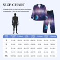 thumbnail image 3 of KLL Planets Stars And Galaxies1 Sleepwear Mens Flannel Pajamas,Long Cotton Pj Set, 3 of 7