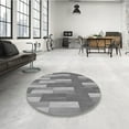 thumbnail image 4 of Ahgly Company Machine Washable Indoor Rectangle Transitional Ash Gray Area Rugs, 8' x 12', 4 of 7