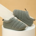 thumbnail image 3 of Unisex Winter Warm Slippers - Men's & Women's Fleece Lined Indoor Outdoor House Shoes with Anti-Slip Sole, 3 of 20