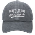 thumbnail image 1 of Gorras Perfil Sombrero Don't Let The Old Man In Ajustable Camionero Vintage Unisex Béisbol Algodón para Hombres Mujeres Verano, 1 of 9