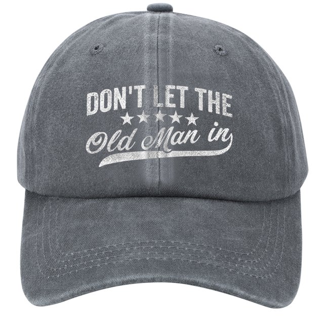 Gorras Perfil Sombrero Don't Let The Old Man In Ajustable Camionero Vintage Unisex Béisbol Algodón para Hombres Mujeres Verano