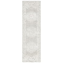 SAFAVIEH Precious Ariana Quatrefoil Runner Rug, Beige/Ivory, 2'3" x 8'
