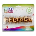 thumbnail image 1 of Vela Party is On Parafina Feliz Cumpleaños Letras Dorado, 1 of 4