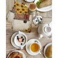 thumbnail image 4 of Vintage Sunflower Truck Kitchen Dish Towels for Drying Dishes Set of 3, Summer Botanical Pastoral Retro Art Waffle Weave Microfiber Hand Tea Bathroom Towels Quick Dry & Absorbent Towel 15.7x23.6, 4 of 7