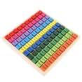 thumbnail image 1 of Wooden Multiplication Table Board, Multiplication Table Board Game Smoothing Surfaces Color Cognition with Answer for Preschool, 1 of 7