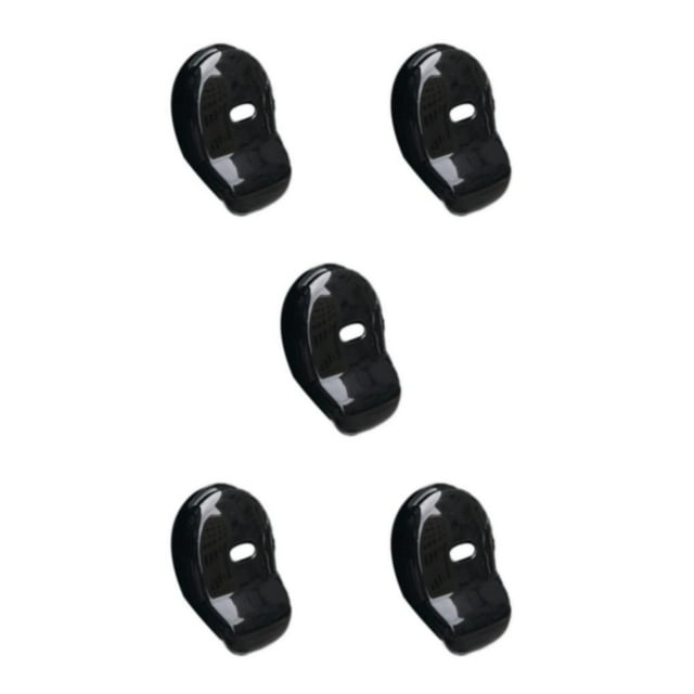 relayinert ABS Appearance Of Car With Rear Door Handle Trim Exterior ABS Materials Easy To Install Stylish Obsidian 5Set