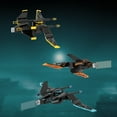 thumbnail image 2 of MOOXI Tron 3 Style Colors Fighter Jets Building Set,Classic Creative Building Blocks Children Kit,Gifts for Kids(539pcs), 2 of 7
