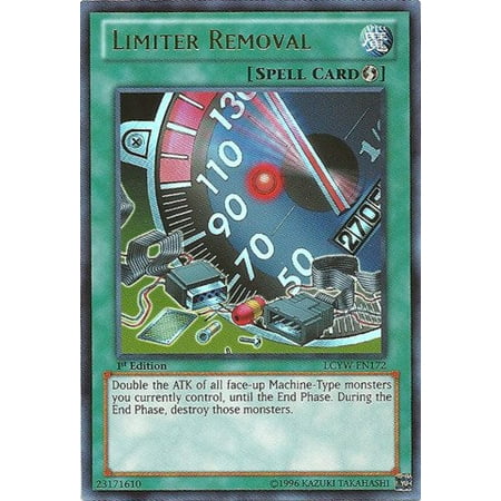 Yu-Gi-Oh! - Limiter Removal (LCYW-EN172) - Legendary Collection 3: Yugi's World - Unlimited Edition - Ultra Rare, A single individual card from the Yu-Gi-Oh! trading and.., By (Best Yugioh Card In The World)