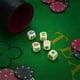 thumbnail image 5 of Juego de 5 dados de póquer con copa de dados de cuero profesional Brybelly, 5 of 8
