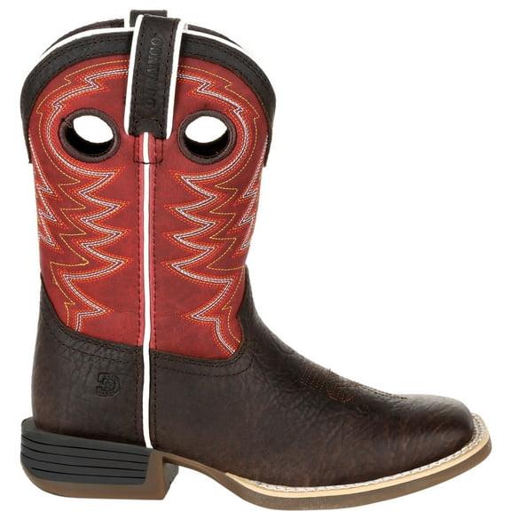 Durango® Lil' Rebel Pro™ Big Kid's Red Western Boot