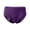 Z65-Dark Purple, variant on Women's Leak Proof Period Briefs High Waisted Underwear Stretchy Lightweight Washable Reusable Full Coverage Panties for Ladies
