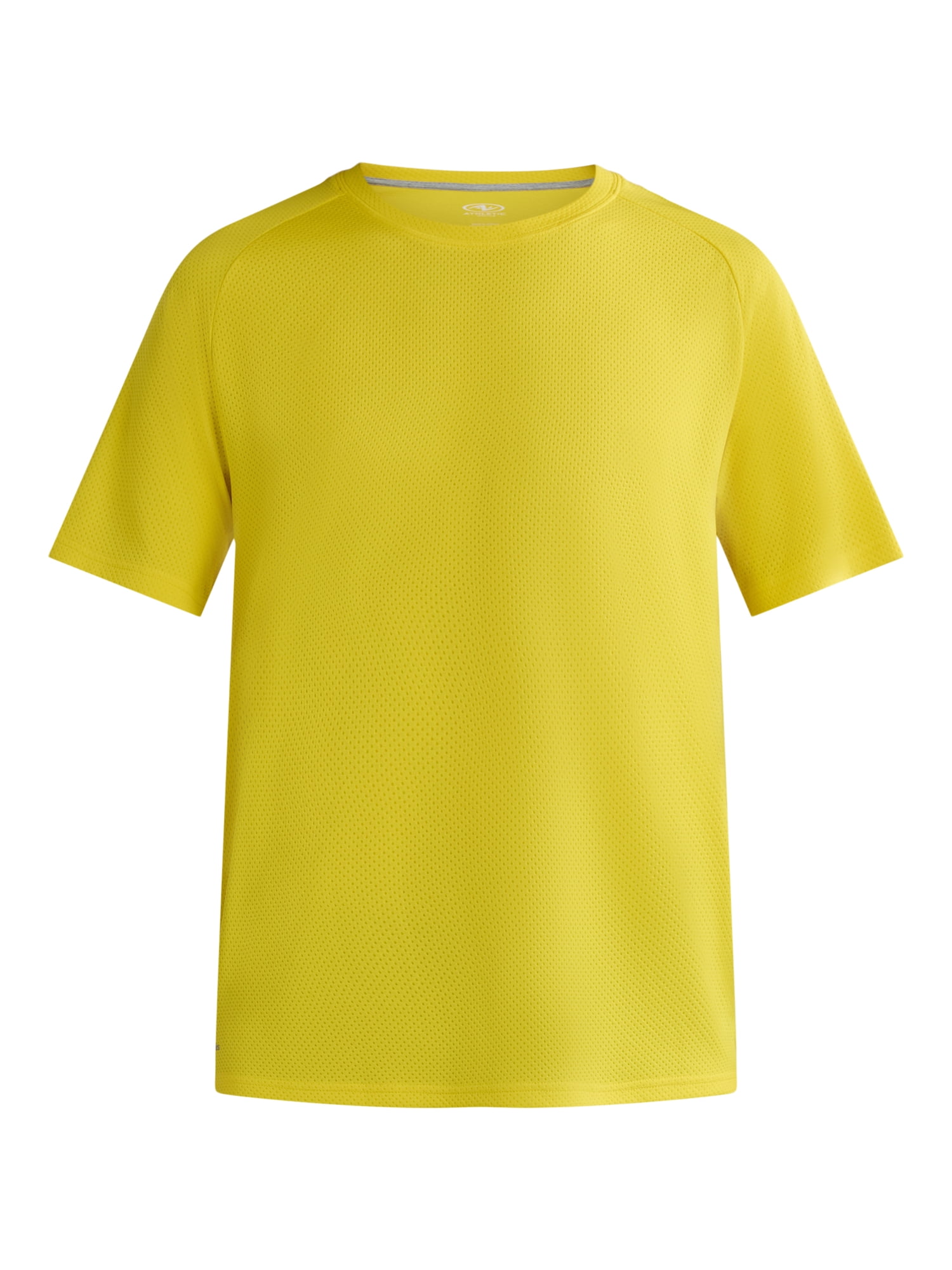 Athletic Works Men's and Big Men's DriWorks Mesh Tee with Short Sleeves, Sizes XS-5XL