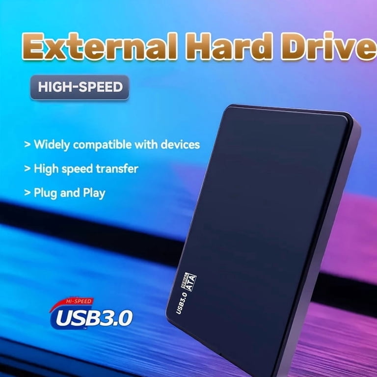 128TB External USB Hard Drive Portable Mobile Storage and Backup